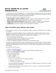 Cómo inscribirse para obtener una cuenta FamilySearch o LDS