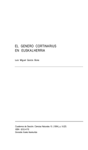 El género Cortinarius en Euskalherria