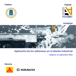 Aplicación de los adhesivos en el n de los adhesivos en el diseño
