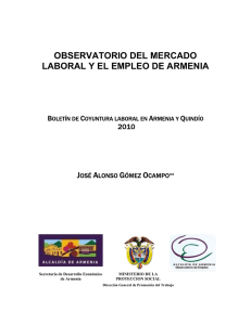 observatorio del mercado laboral y el empleo de armenia