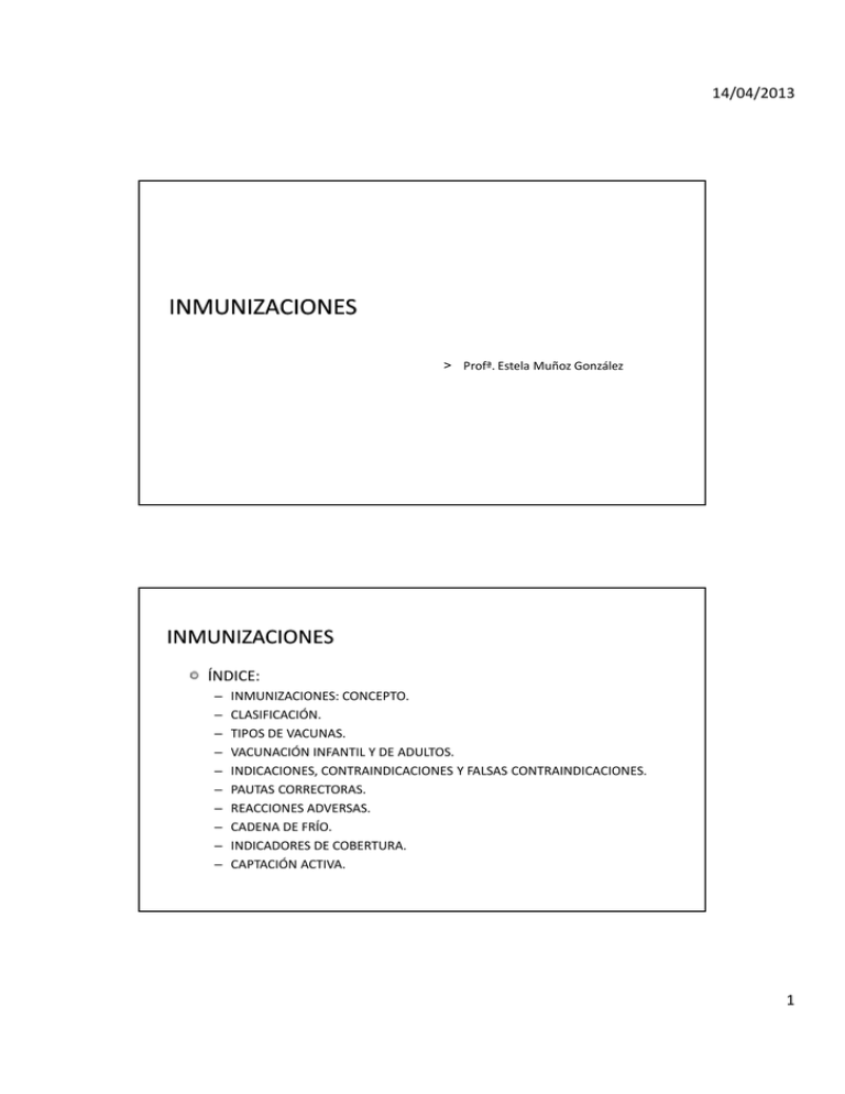 INMUNIZACIONES
