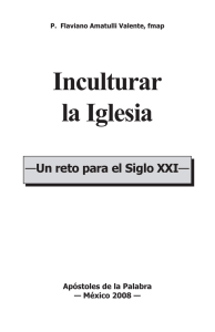 inculturar la iglesia - Misioneros Apóstoles de la Palabra