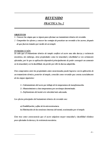 revenido - Itescam