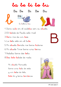 Ejercicios de Lectoescritura: Letra B para Niños