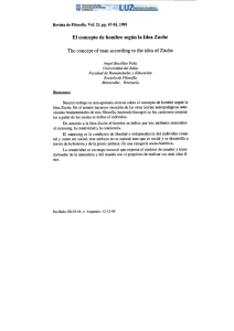 El Concepto de Hombre según la Idea Zuche