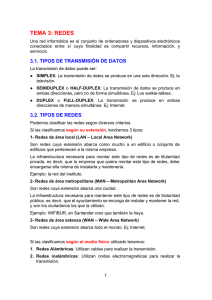 TEMA 3: REDES