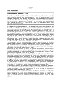 DIGESTIVO Ulcera gastroduodenal Antiinflamatorios