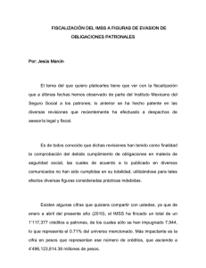 FISCALIZACIÓN DEL IMSS A FIGURAS DE EVASION DE