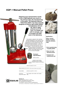 EQP-1 Manual Pellet Press