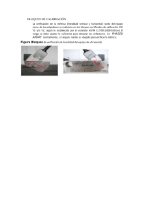 Bloques de calibración