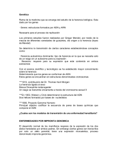 GENÉTICA - Generalidades