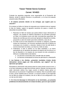 Evaluación de Sistemas: Solución de Problemas Técnicos