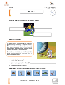 Palancas: Ejercicios para Primaria (5° y 6° grado)