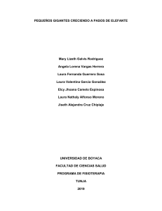 Estado Nutricional Infantil: Estudio en Gimnasio Galileo Galilei