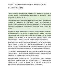 Afino del Acero: Procesos y Hornos (Bessemer, BOF, Eléctricos)