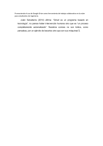 Google Drive y Trabajo Colaborativo para Ingeniería