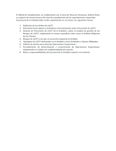 Capacitación LA/FT: Temas Obligatorios para el Personal