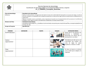 Guía SENA: Perfiles Profesionales y Hojas de Vida
