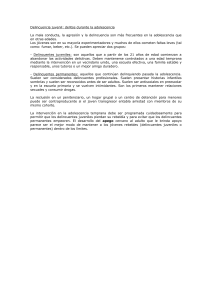Delincuencia Juvenil: Causas y Prevención