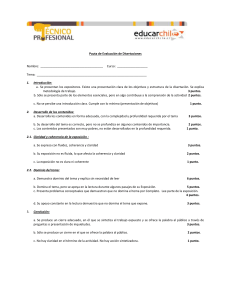 Rúbrica de Evaluación de Presentaciones
