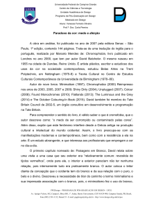 Paradoxo da Cor: Medo e Afeição - Tese sobre Cromofobia