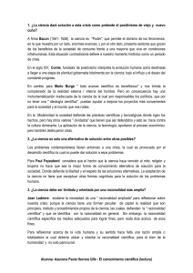 Conocimiento Científico: Crisis, Soluciones y Racionalidad