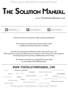 Engineering Economy 7th Ed. Solutions Manual