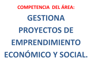 Emprendimiento Económico y Social: Competencias Clave