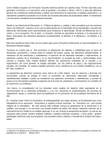 Formación Docente y Educación Sexual Integral (ESI)