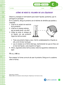 Medición de Volumen con Probeta: Ejercicio de Ciencias para Primaria