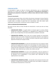 Comunicación Organizacional: Tipos y Proceso
