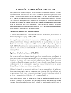 Transición Española y Constitución de 1978