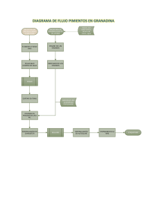 DIAGRAMA DE FLUJO PIMIENTOS EN GRANADINA