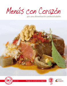Menús con Corazón: Recetas Cardiosaludables de Chefs