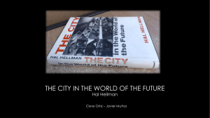 PRESENTACION THE CITY IN THE FUTURE