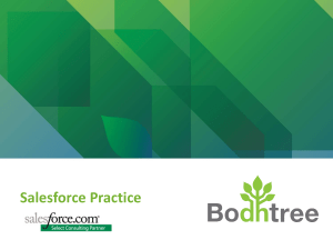 Bodhtree Salesforce Practice Overview