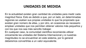 Unidades de Medida y Vectores: Magnitud y Dirección