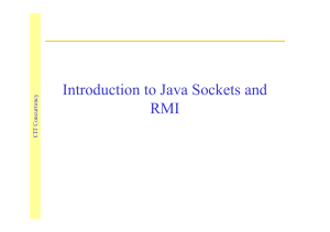 Java Sockets & RMI: TCP, UDP, and Remote Method Invocation