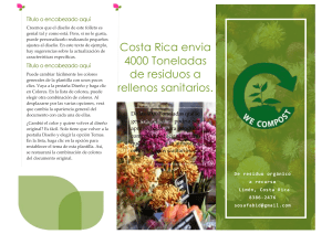 Compostaje en Costa Rica: Folleto Informativo