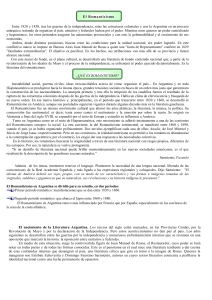 Romanticismo Argentino: Contexto Histórico y Literatura
