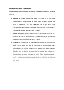 Investigación: Efecto de Fitoestimulante en Arroz en Milagro, Ecuador