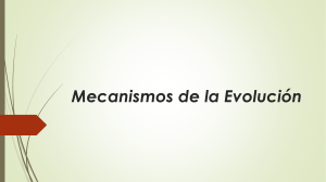 Mecanismos de la Evolución: Presentación Biológica