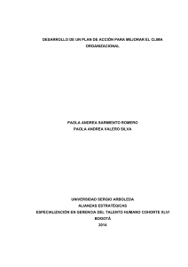Plan de Acción para Mejorar el Clima Organizacional en Avianca