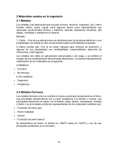 Materiales en Ingeniería: Metales, Cerámicos y Polímeros