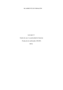 Estudio de Caso SENA: Oportunidad de Formación Multimedia