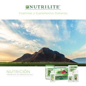 Catálogo de Productos Nutrilite Vitaminas y Suplementos 2017