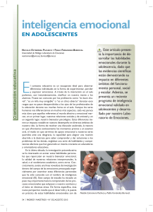 Inteligencia Emocional en Adolescentes: Orientación Educativa