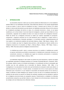 Inteligencia Emocional: Evaluación en el Aula