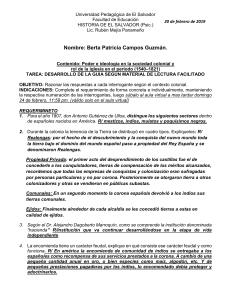 Historia de El Salvador Colonial: Guía de Estudio