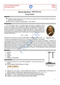 Ley de Hooke: Guía de Laboratorio de Física para 5º Año